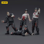 Image produit Zombie Dark Source – Pack de 4 figurines d’action Security Guards 8 cm