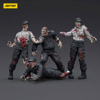 Image produit Zombie Dark Source – Pack de 4 figurines d’action Security Guards 8 cm