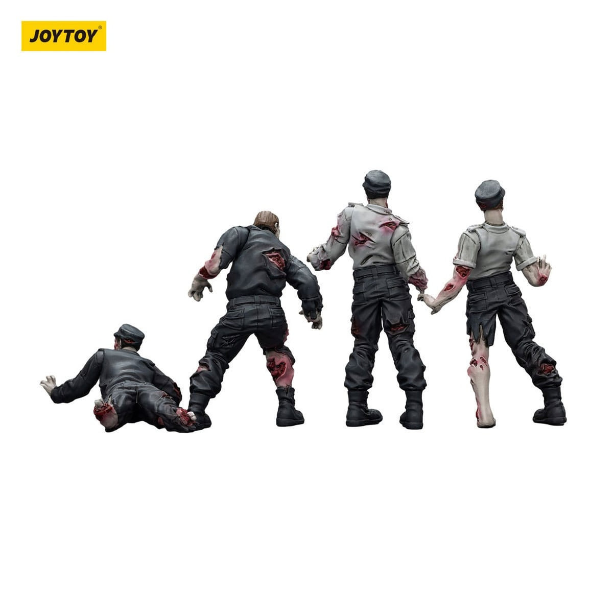 Image produit Zombie Dark Source – Pack de 4 figurines d’action Security Guards 8 cm