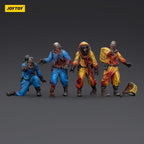 Product image Zombie Dark Source Action Figures 4-Pack Biochemical Lab Team 8 cm
