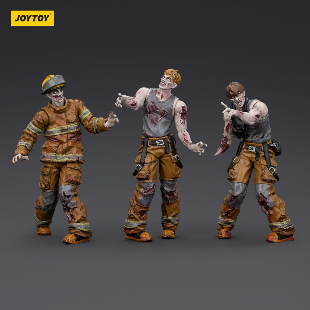 Image produit Zombie Dark Source figurines d’action lot de 3 pompiers 8 cm