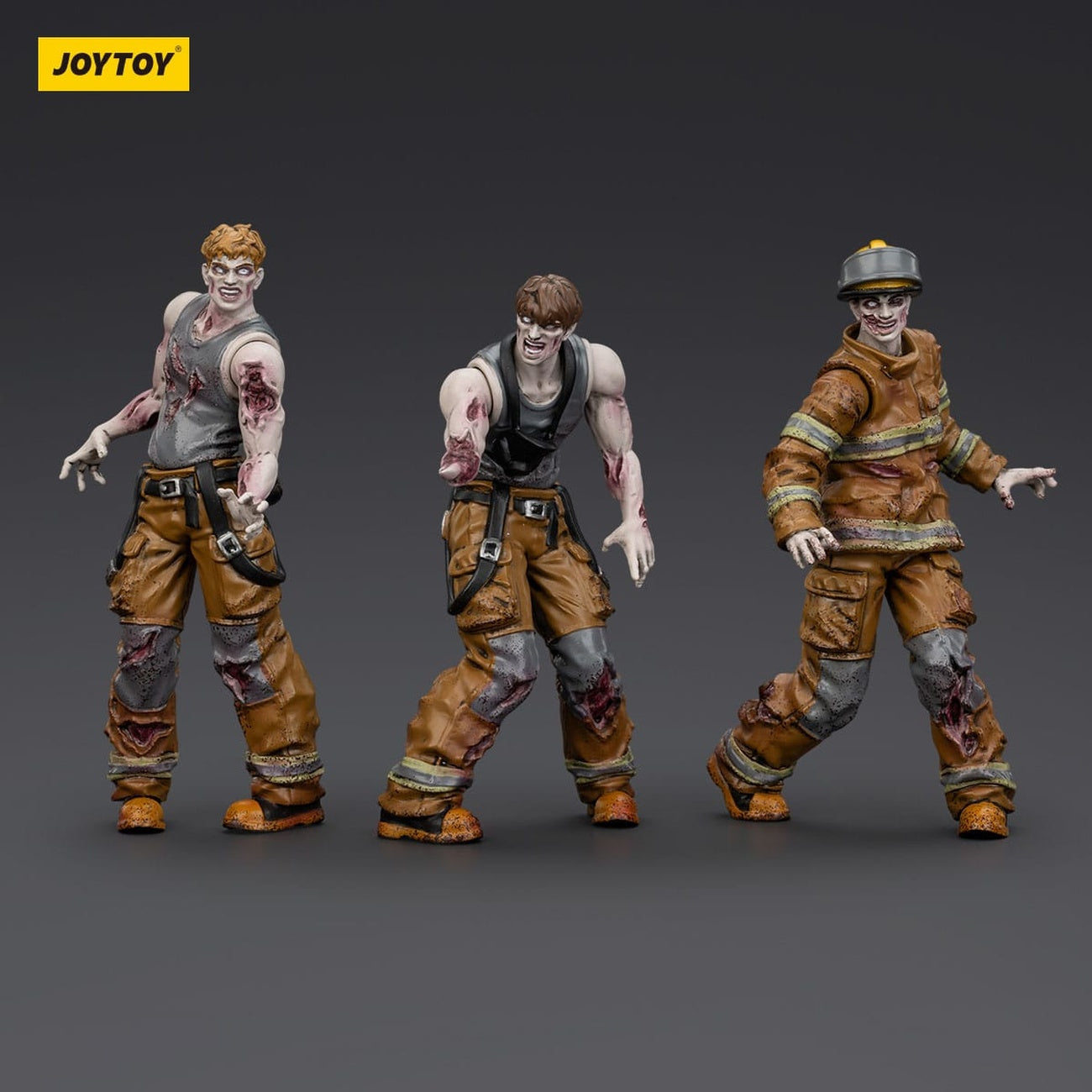 Image produit Zombie Dark Source figurines d’action lot de 3 pompiers 8 cm