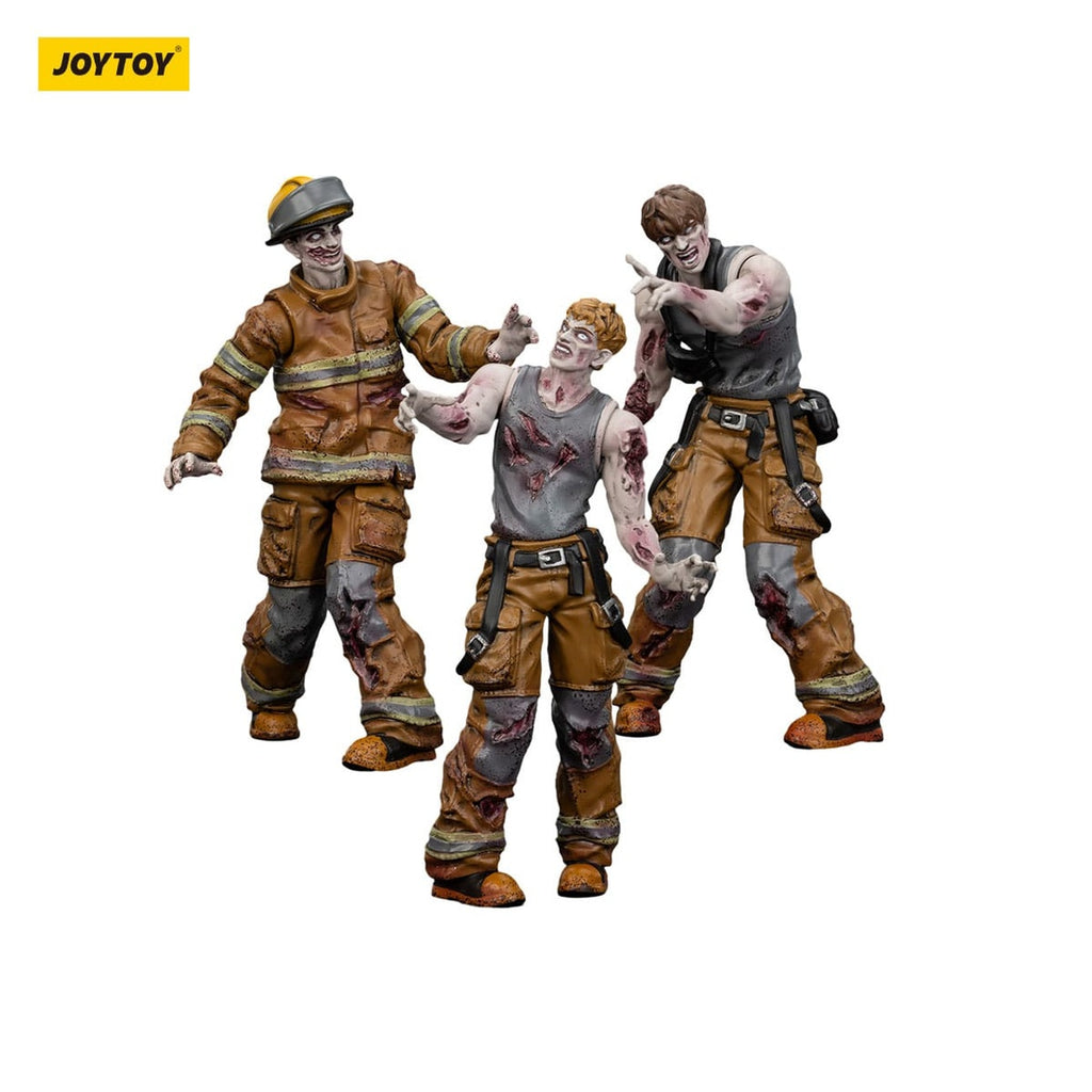 Image produit Zombie Dark Source figurines d’action lot de 3 pompiers 8 cm