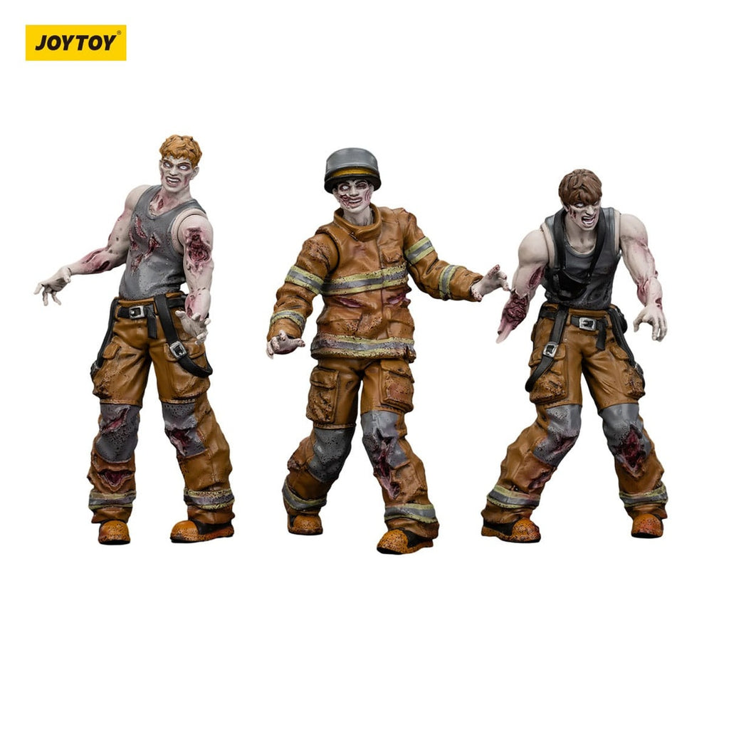 Image produit Zombie Dark Source figurines d’action lot de 3 pompiers 8 cm