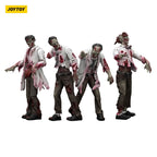 Image produit Zombie Dark Source figurines d’action pack de 4 Scientists (Male) 8 cm