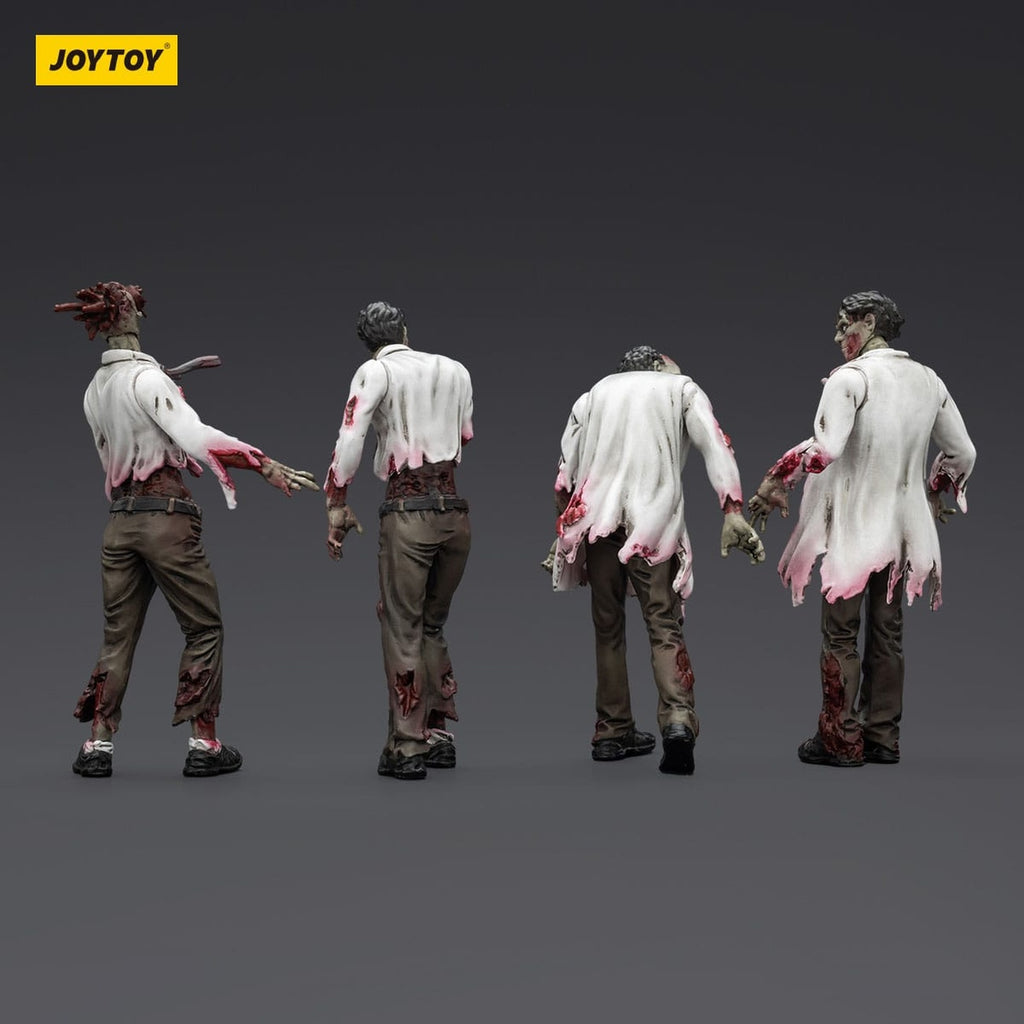 Image produit Zombie Dark Source figurines d’action pack de 4 Scientists (Male) 8 cm