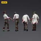 Image produit Zombie Dark Source figurines d’action pack de 4 Scientists (Male) 8 cm