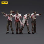 Image produit Zombie Dark Source figurines d’action pack de 4 Scientists (Male) 8 cm