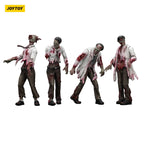 Image produit Zombie Dark Source figurines d’action pack de 4 Scientists (Male) 8 cm