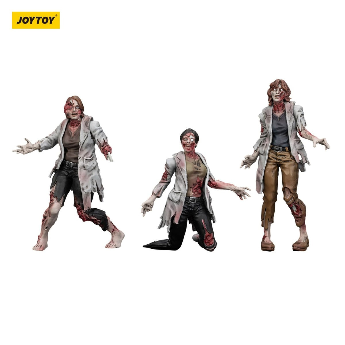 Product image Zombie Dark Source Action Figures 3-Pack Scientists (Female) 8 cm