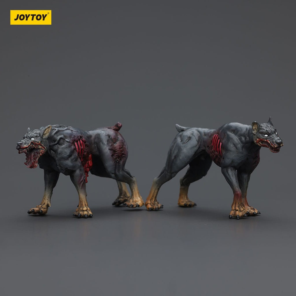 Image produit Zombie Dark Source figurines d’action pack de 2 Police Dogs 8 cm