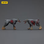 Image produit Zombie Dark Source figurines d’action pack de 2 Police Dogs 8 cm