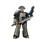 Image produit Warhammer The Horus Heresy figurine articulée 1/18 Iron Warriors MKVI Tactical Sergeant with Power Sword and Plasma Pistol 12 cm