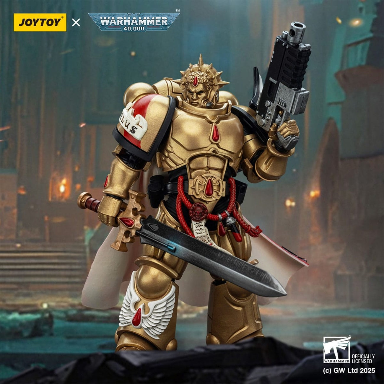 Image produit Warhammer 40,000 : Combat Patrol Blood Angels figurine articulée Captain with Heavy Bolt Pistol & Power Sword 20 cm