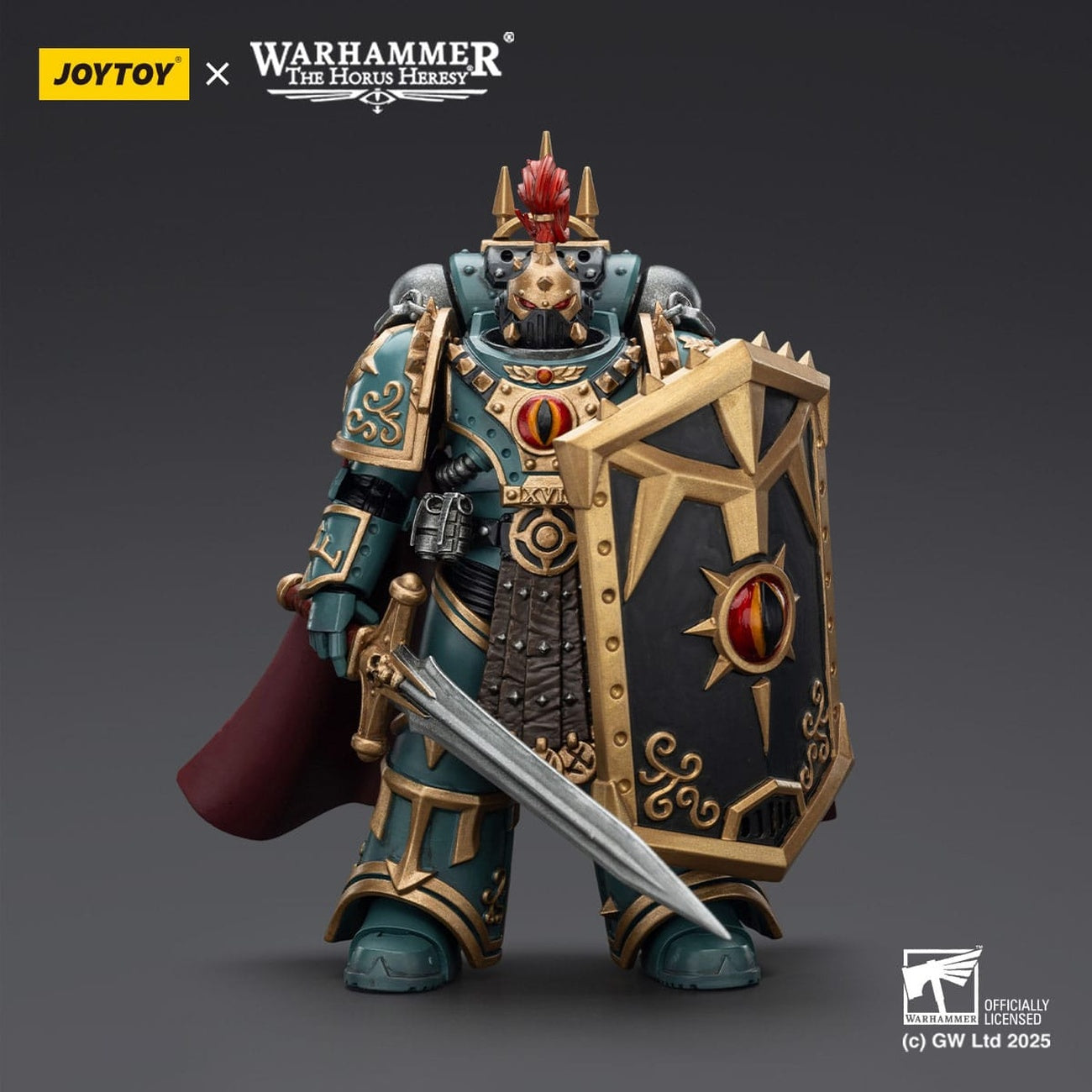 Image produit Warhammer The Horus Heresy figurine articulée Sons of Horus Little Horus Aximand Captain of the 5th Company 20 cm