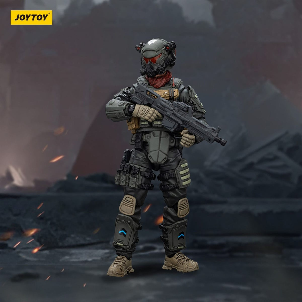 Product image APOC Series Dark Source Action Figure Stellar Scar Assault Team Darksilicon 11 cm