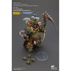Image produit Figurine d’action Warhammer 40k 1/18 Death Guard Deathshroud Terminator 1 avec Manreaper et Plaguespurter Gauntlet 14 cm