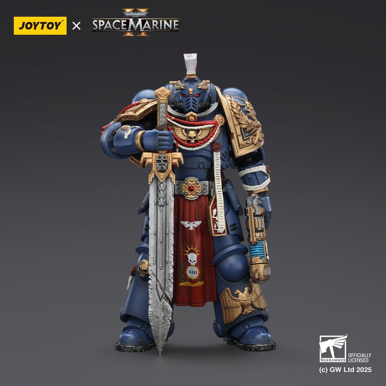 Image produit Figurine articulée Warhammer 40,000 Ultramarines Relic Primus Armour 12 cm