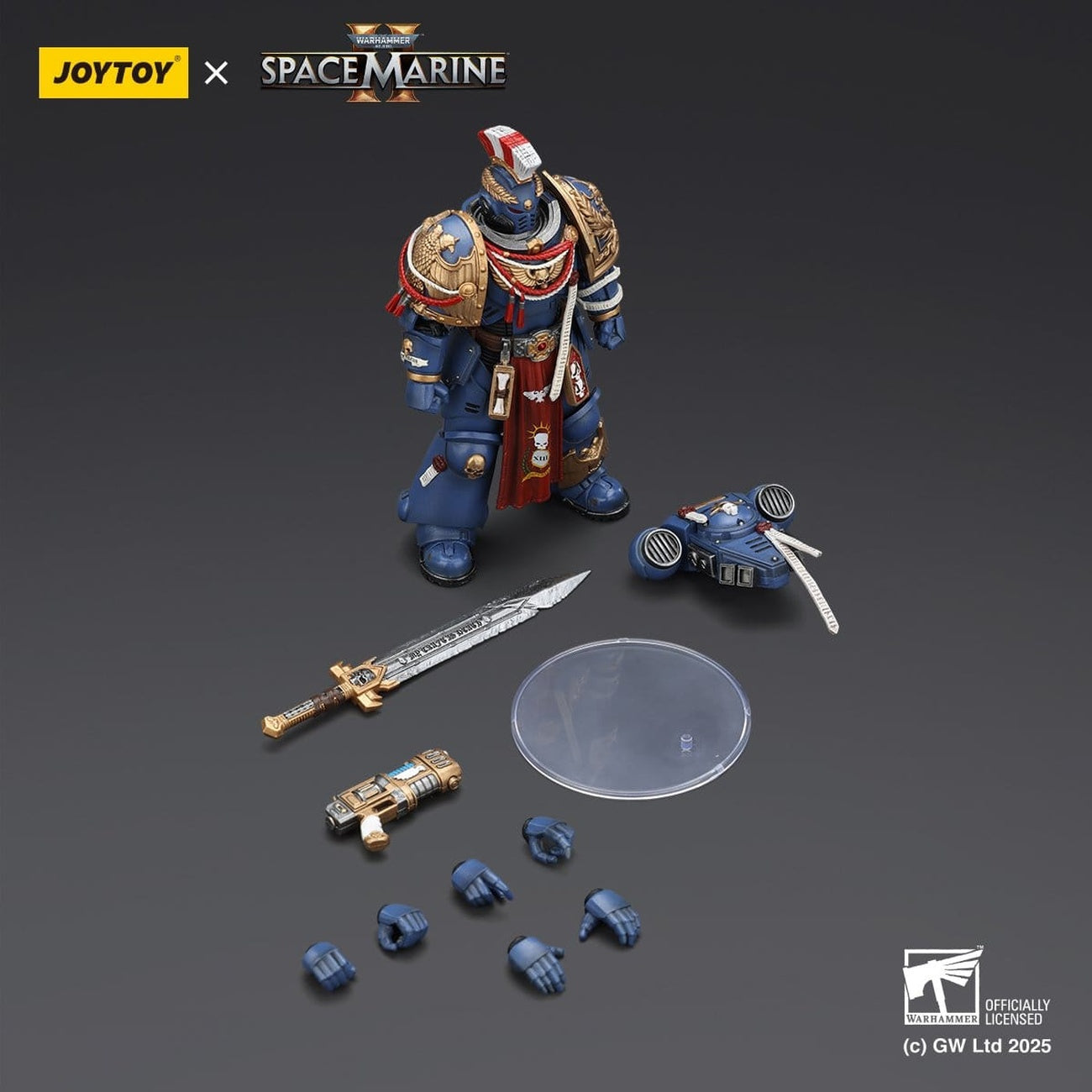 Image produit Figurine articulée Warhammer 40,000 Ultramarines Relic Primus Armour 12 cm