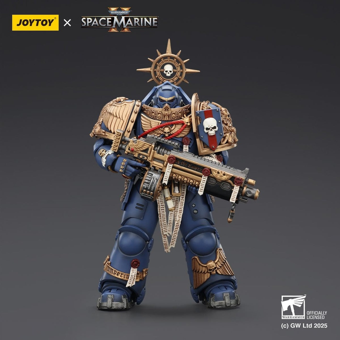 Image produit Figurine articulée Warhammer 40 000 Ultramarines Heavy Relic Primus Armor 13 cm
