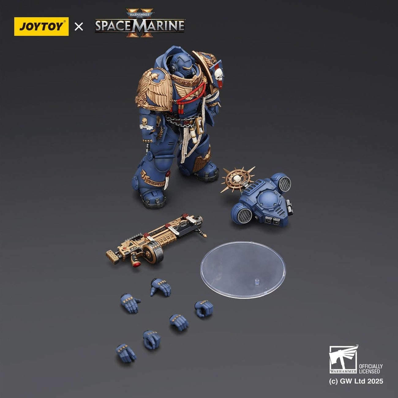 Image produit Figurine articulée Warhammer 40 000 Ultramarines Heavy Relic Primus Armor 13 cm