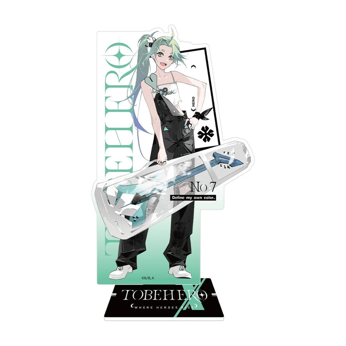 Image produit To Be Hero X Presentoir acrylique Hero Show Series Lucky Cyan 17 cm