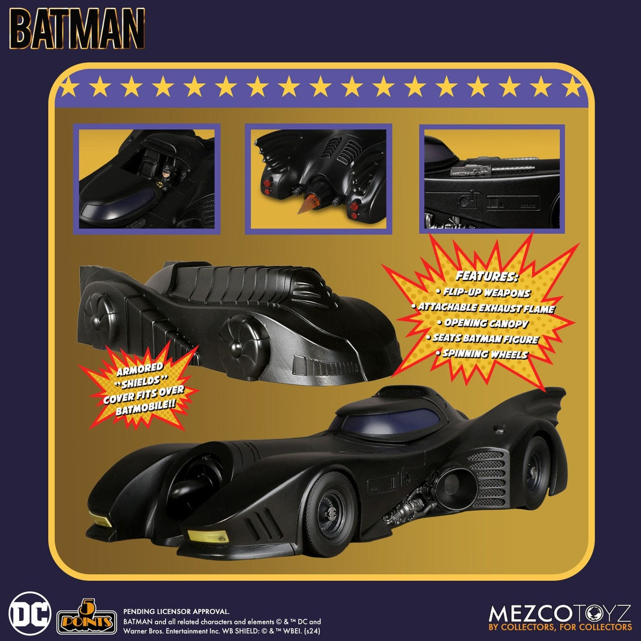 Image produit Batman (1989) véhicule Batmobile 5 Points