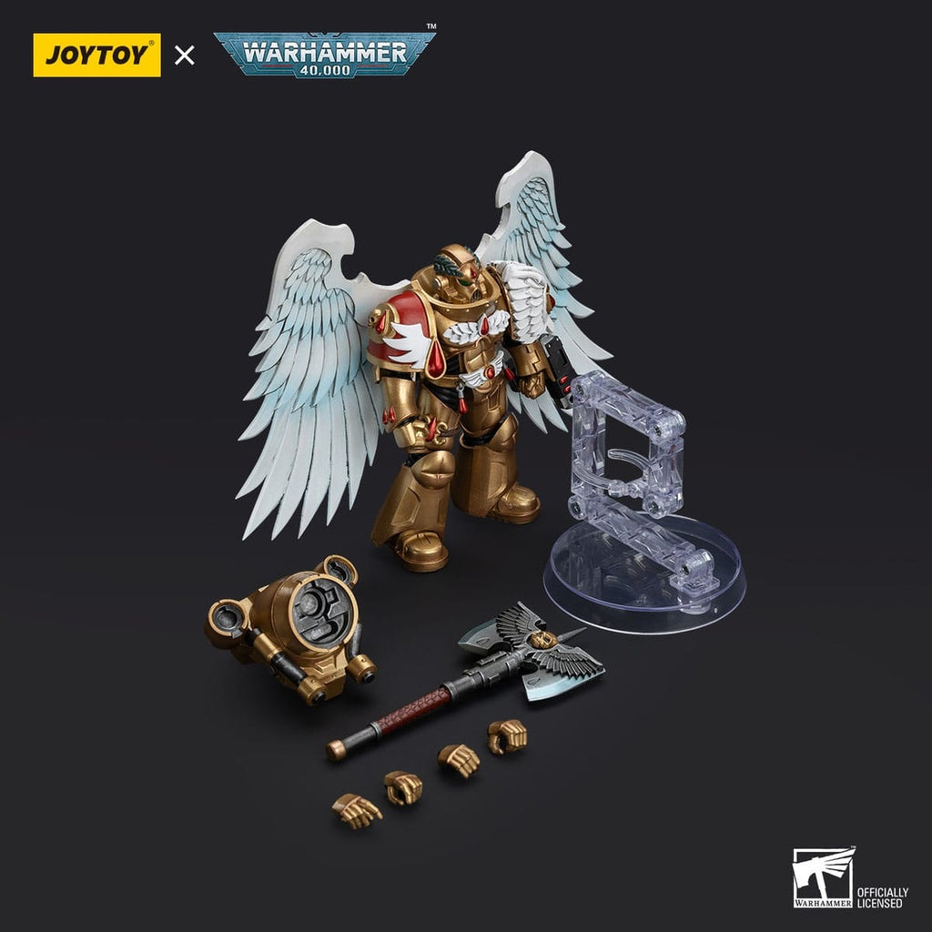 Image produit Warhammer 40,000 Figurine articulée 1/18 Blood Angels Sanguinary Guard avec Encarmine Axe 12 cm