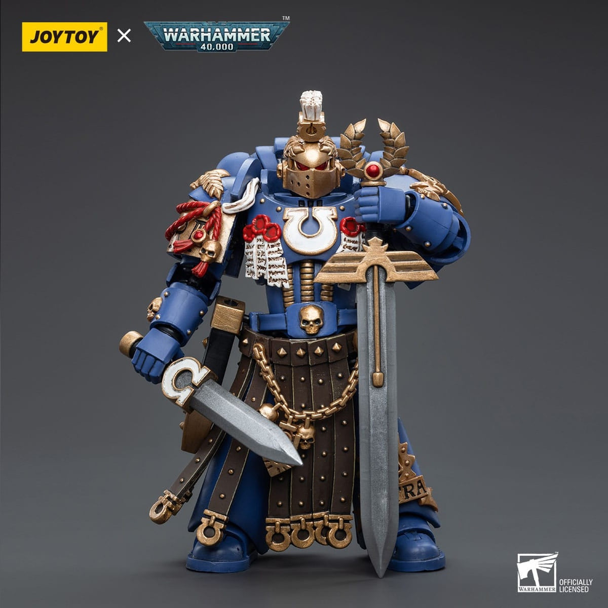 Image produit Figurine articulée Warhammer 40k 1/18 Ultramarines Honour Guard Chapter Champion 12 cm