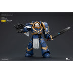 Image produit Warhammer The Horus Heresy Figurine articulée 1/18 Ultramarines Cataphractii Terminator Squad Sergeant with Power Sword 14 cm