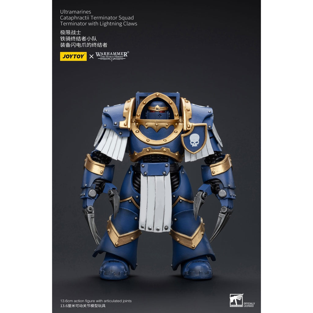 Image produit Warhammer The Horus Heresy figurine articulée 1/18 Ultramarines Cataphractii Terminator Squad Terminator with Lightning Claws 1