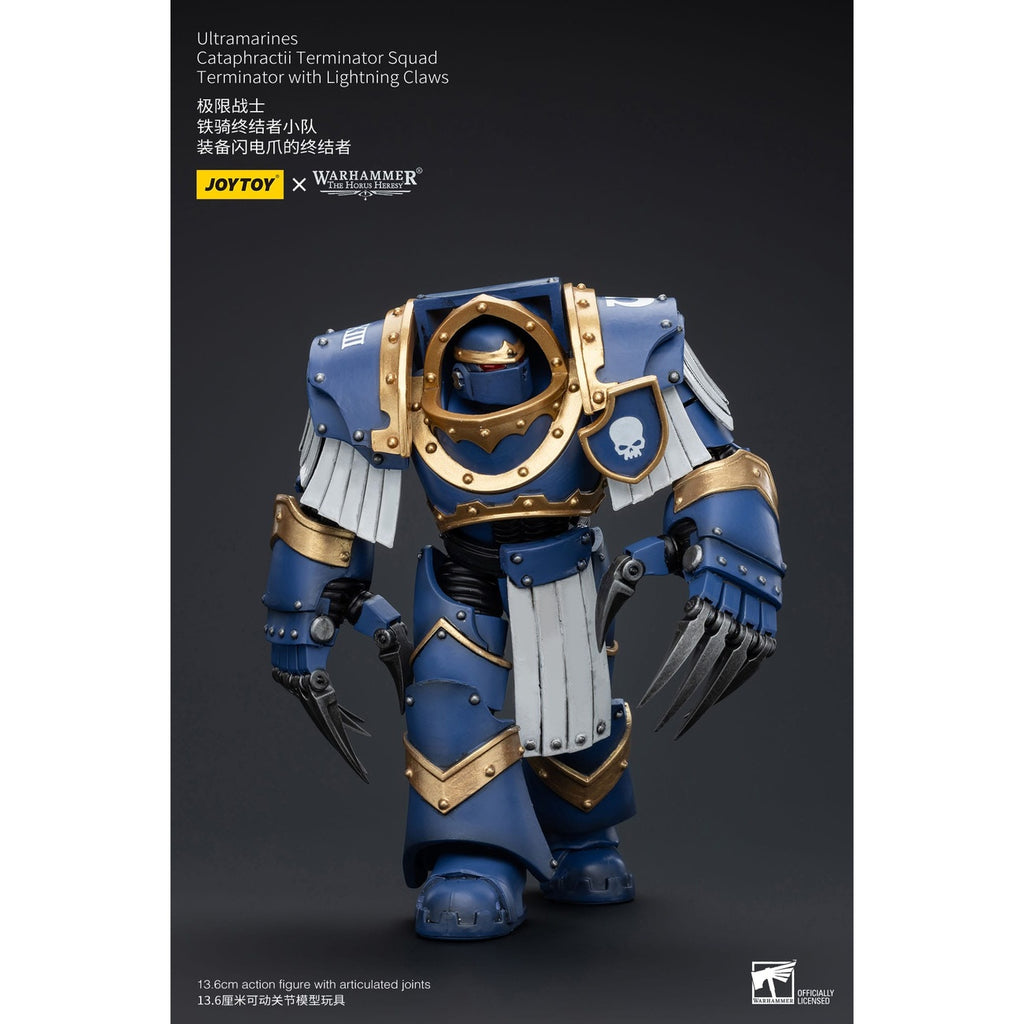 Image produit Warhammer The Horus Heresy figurine articulée 1/18 Ultramarines Cataphractii Terminator Squad Terminator with Lightning Claws 1