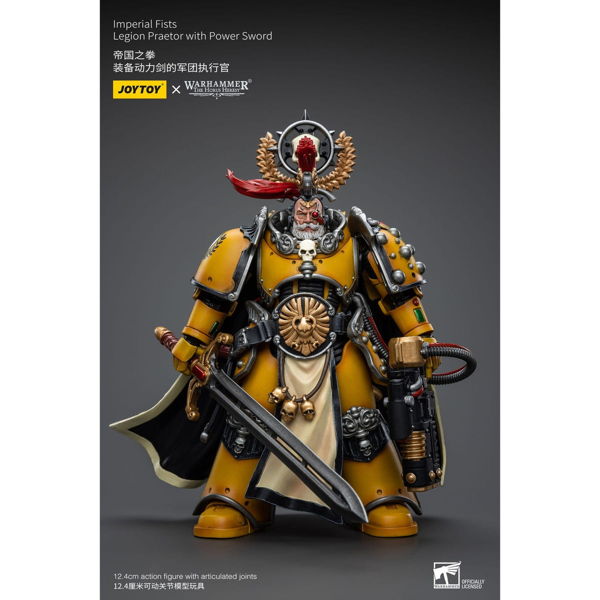 Image produit Warhammer The Horus Heresy Figurine articulée 1/18 Imperial Fists Legion Praetor with Power Sword 12 cm