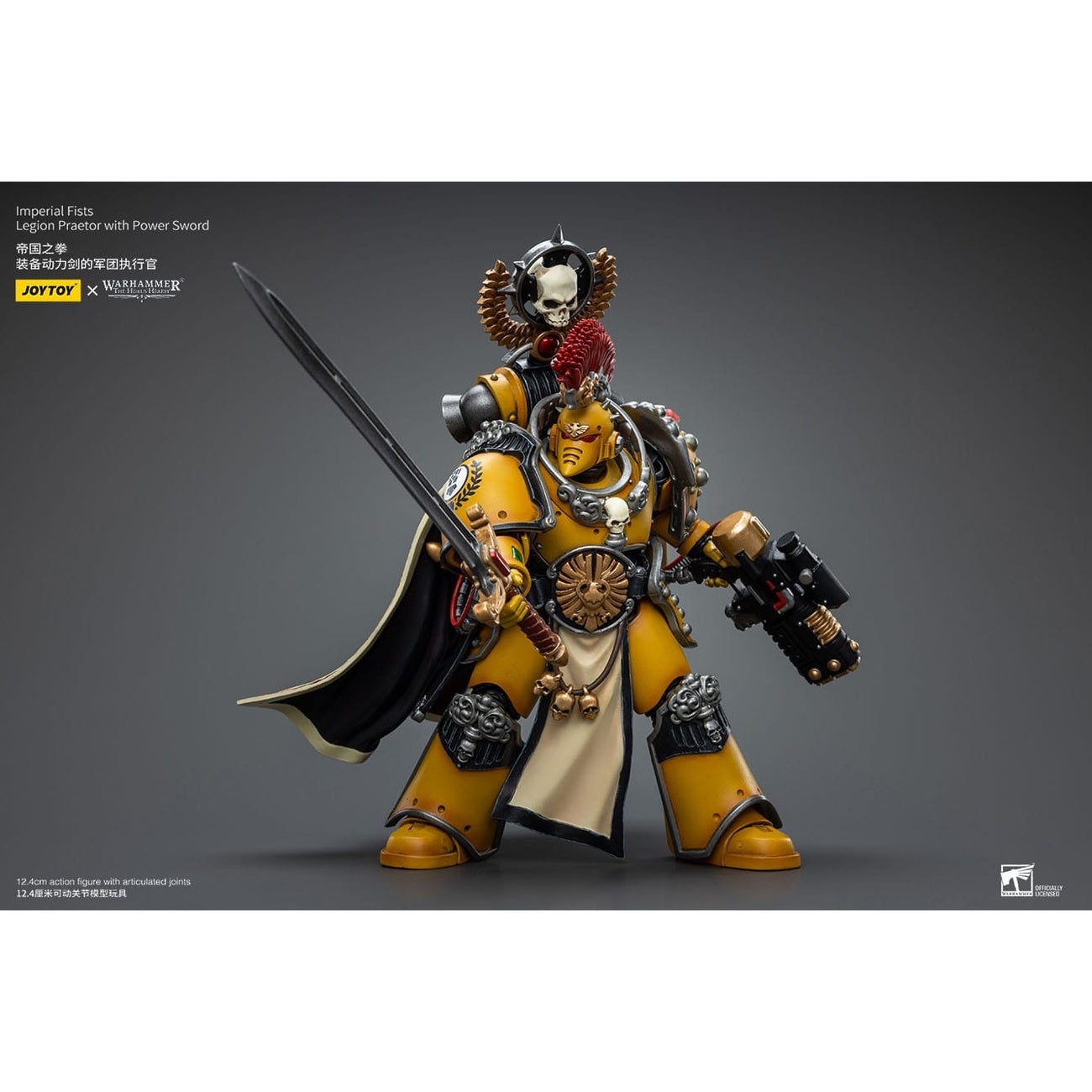 Image produit Warhammer The Horus Heresy Figurine articulée 1/18 Imperial Fists Legion Praetor with Power Sword 12 cm