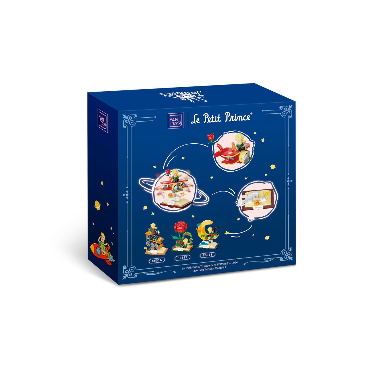 Image produit Le Petit Prince Starry Ride Set de construction Avion 14 cm