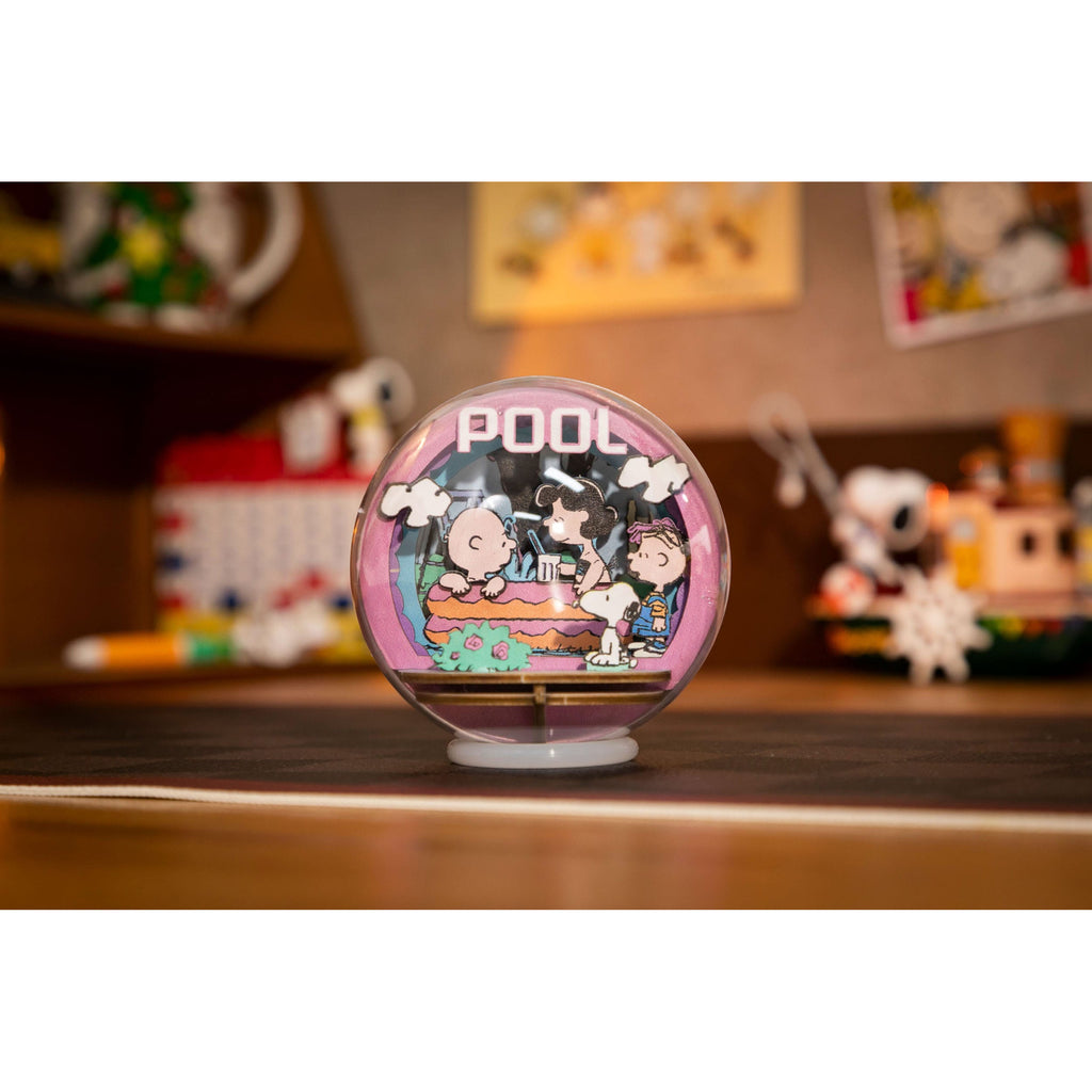 Image produit Les Peanuts Puremind Maquette Wooden Theater Globe Cool Pool