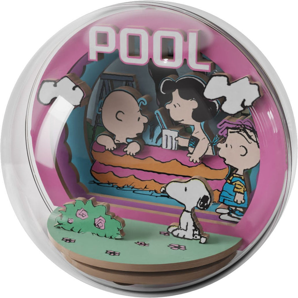 Image produit Les Peanuts Puremind Maquette Wooden Theater Globe Cool Pool