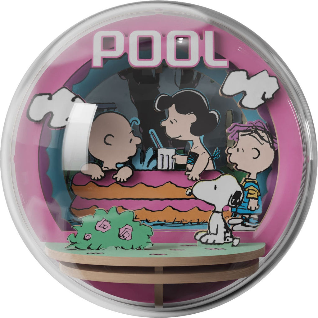 Image produit Les Peanuts Puremind Maquette Wooden Theater Globe Cool Pool
