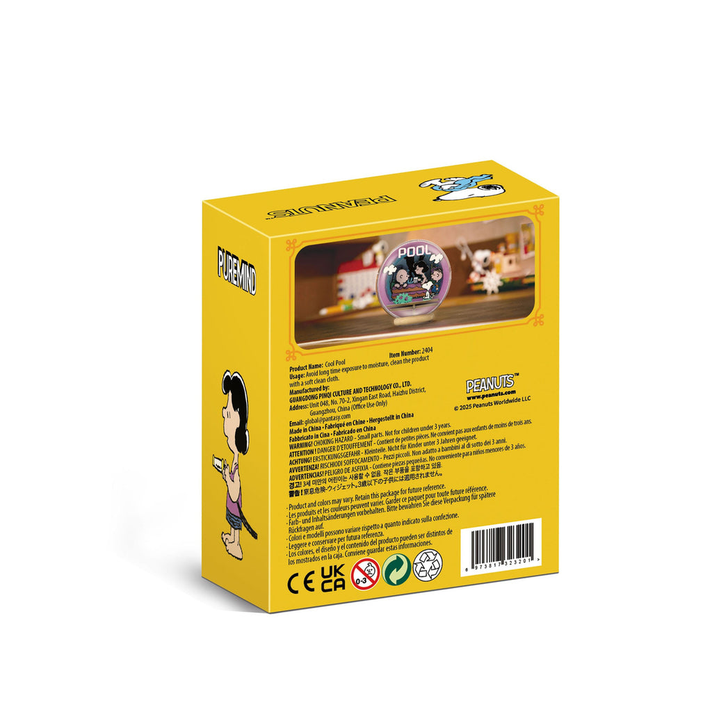 Image produit Les Peanuts Puremind Maquette Wooden Theater Globe Cool Pool