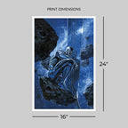 Image produit Marvel tirage d’art Silver Surfer : Ghost Light 61 x 41 cm - non encadré