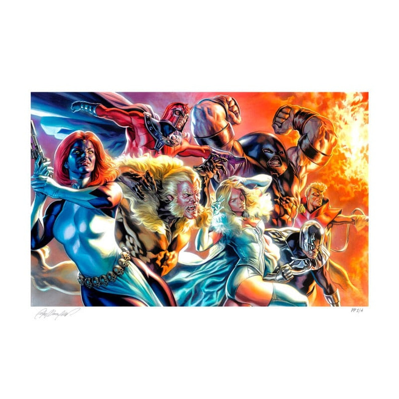 Image produit Marvel X-Men Poster artistique The Brotherhood of Mutants par Felipe Massafera 46 x 66 cm – non encadré