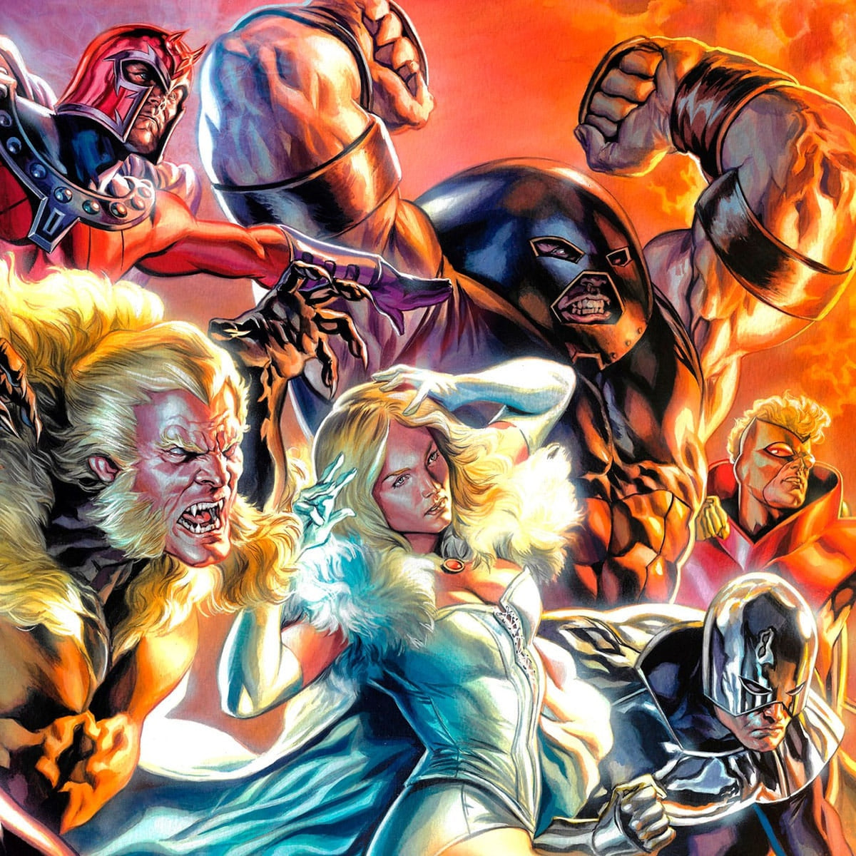 Image produit Marvel X-Men Poster artistique The Brotherhood of Mutants par Felipe Massafera 46 x 66 cm – non encadré