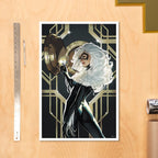 Image produit The Amazing Spider-Man Poster d’art Cosmic Black Cat 61 x 41 cm - non encadré