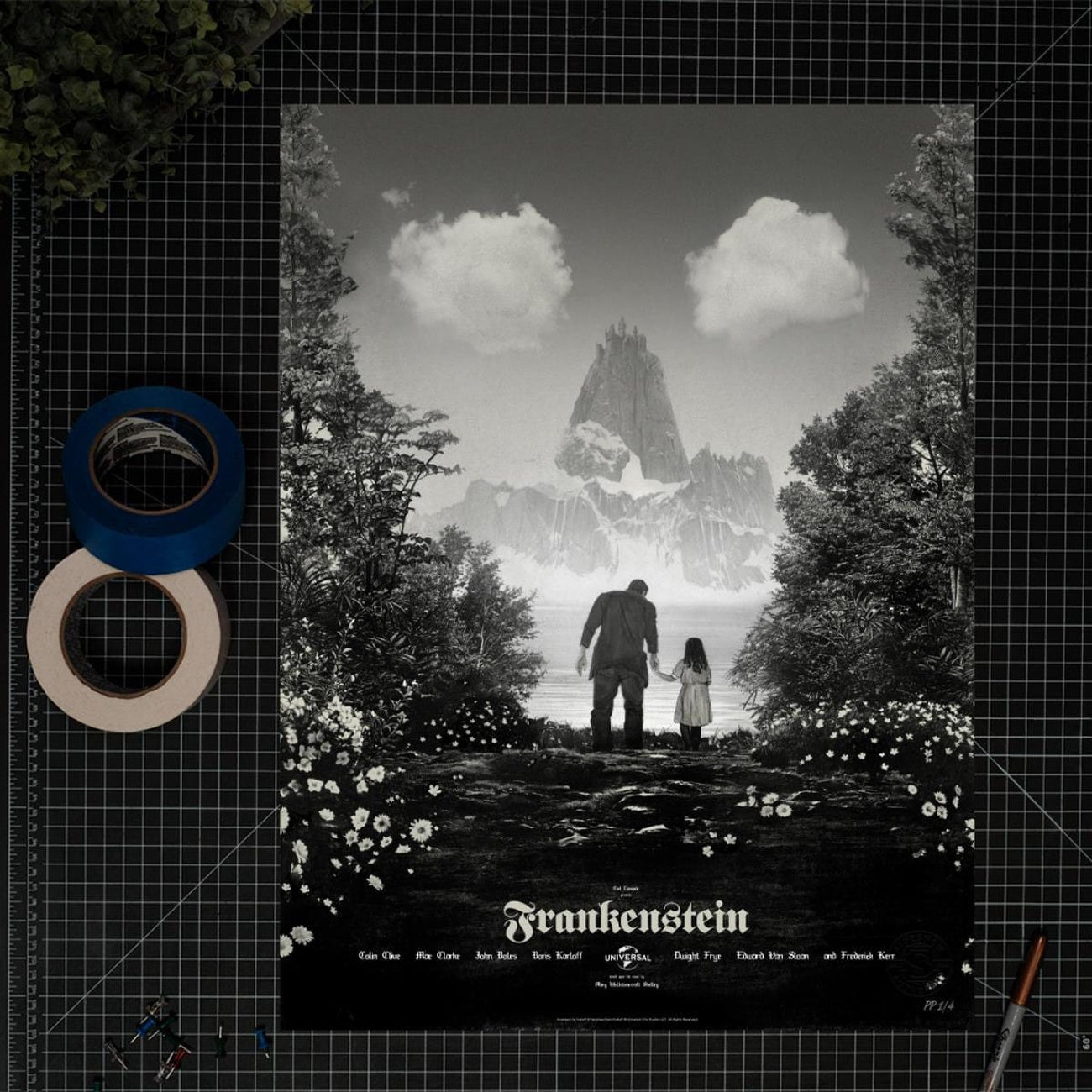 Product image Frankenstein Art Print Frankenstein by Greg Ruth 61 x 46 cm – unframed