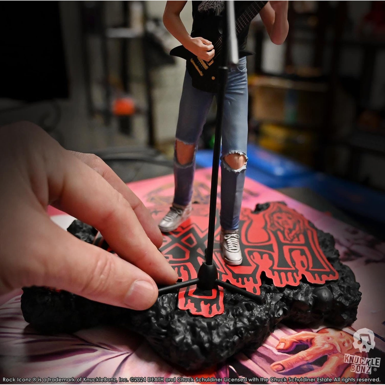 Image produit Death Rock Iconz Statue Chuck Schuldiner II 22 cm