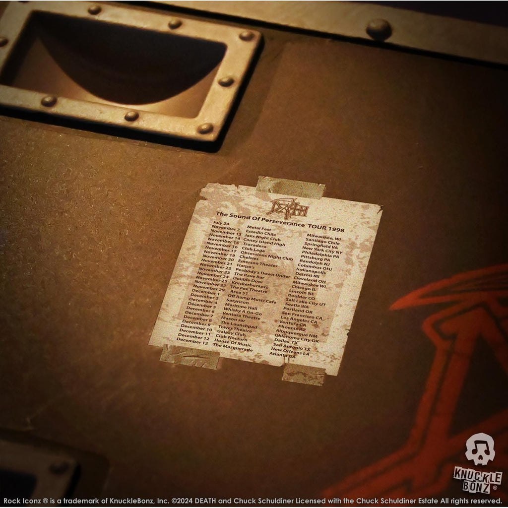 Image produit Death Rock Ikonz On Tour Statue Road Case & Décor de Scène Set The Sound of Perseverance Tour 1998