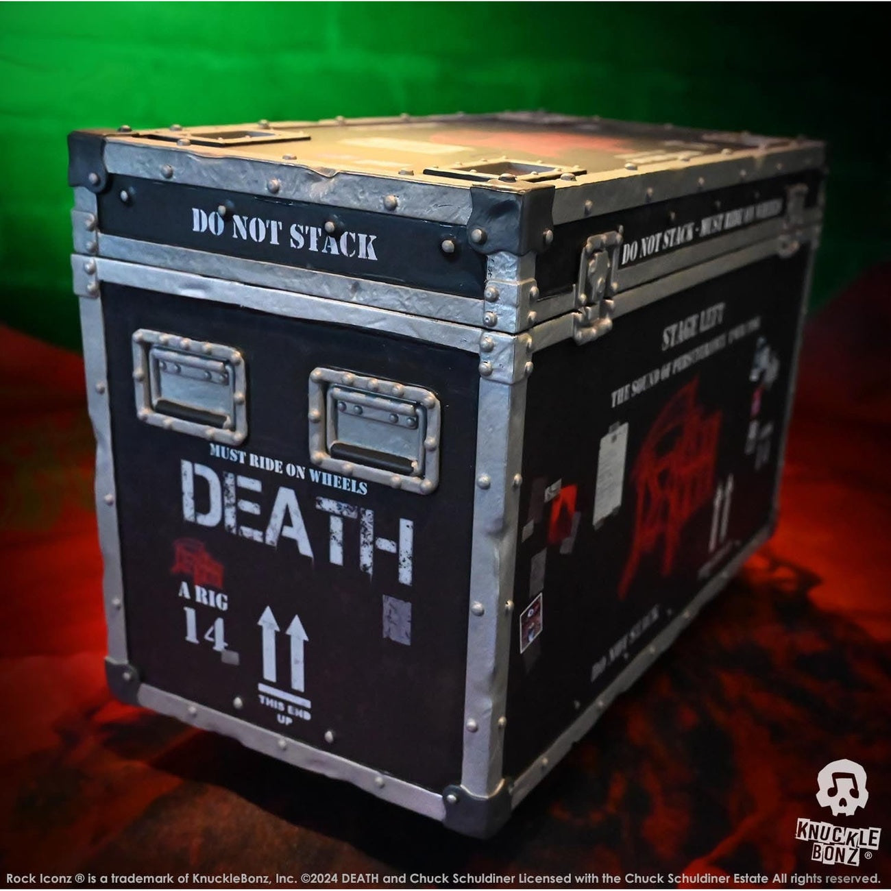 Image produit Death Rock Ikonz On Tour Statue Road Case & Décor de Scène Set The Sound of Perseverance Tour 1998