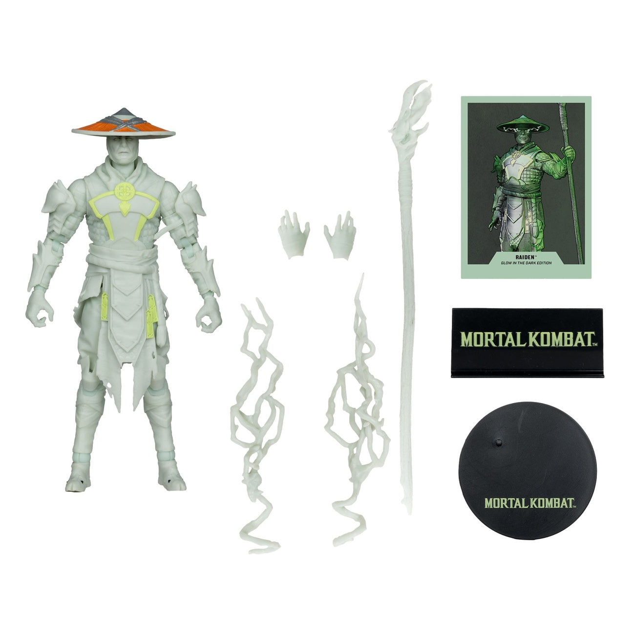 Product image Mortal Kombat Action Figure Glow in the Dark Edition Raiden (Gold Label) 18 cm