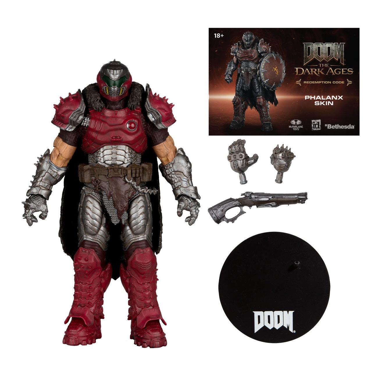 Image produit Doom: The Dark Ages Figurine articulée Doom Slayer (Phalanx Skin) 18 cm