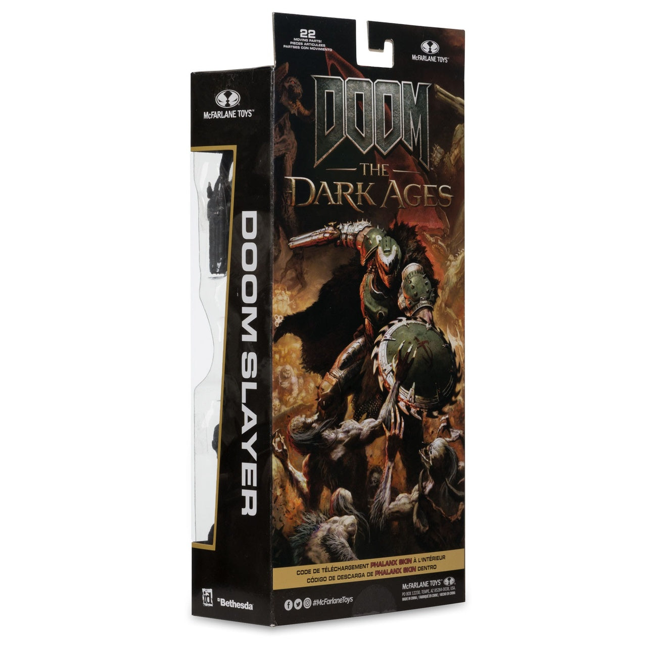 Image produit Doom: The Dark Ages Figurine articulée Doom Slayer (Phalanx Skin) 18 cm